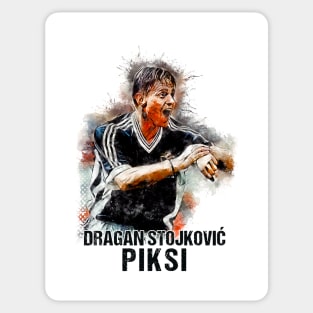 Dragan Stojkovic PIKSI A Tribute to the LEGEND Sticker